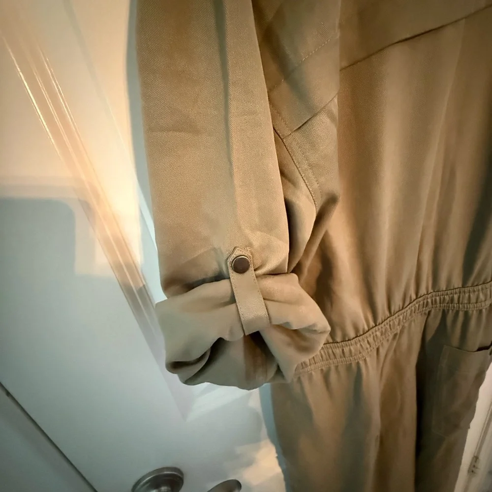 Athleta Olive Green Celestial Jumpsuit - Picture 5 of 8